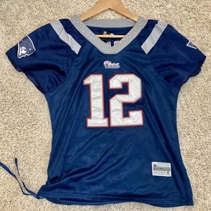 Women’s patriots Tom Brady jersey # 12 NWT